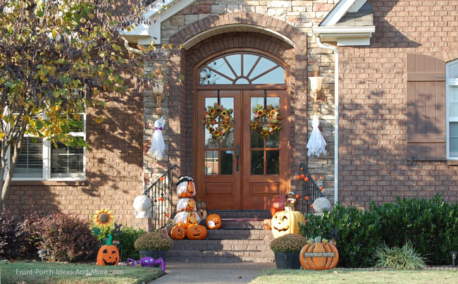 painted gourds and pumpkins for fall