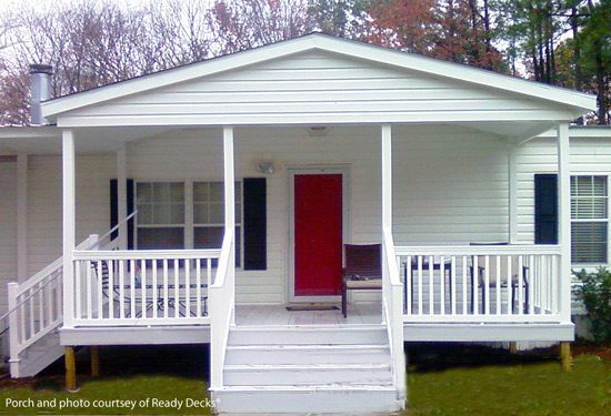 Porch Designs for Mobile Homes | Mobile Home Porches ...