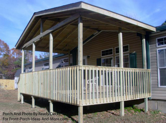 Building a deck on a trailer house Building a deck on a trailer house
