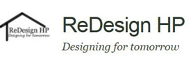 re designs hp company logo