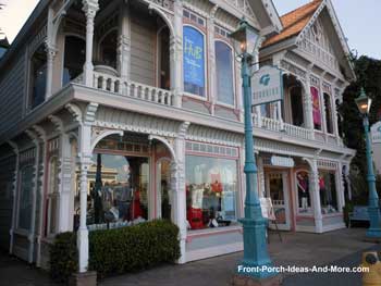 Downtown shops in Sausalito CA