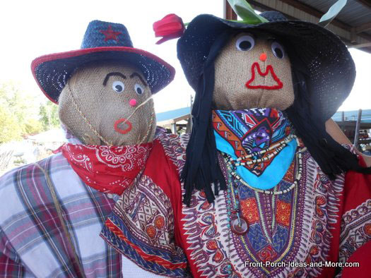 mr and mrs scarecrows