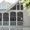 architecturally pleasing sceen porch