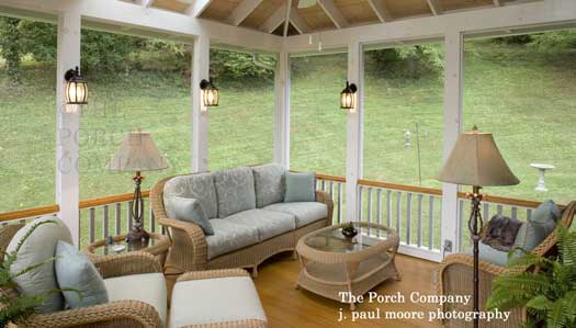 Lovely Screen Porch Ideas for Your Furnishings and Amenities