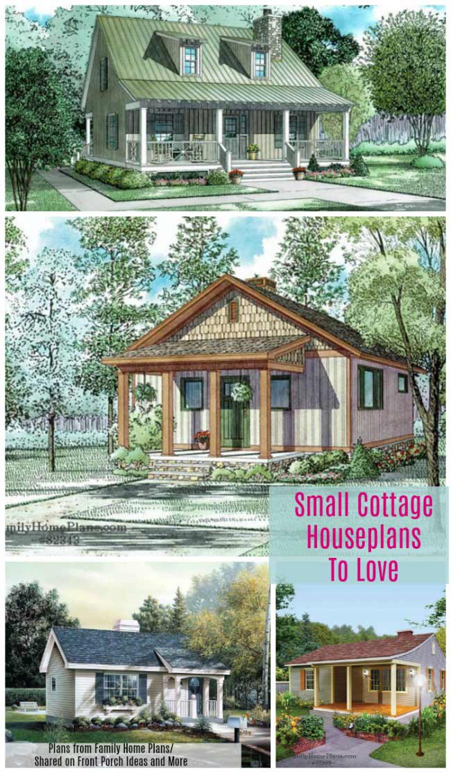 Small Cottage House Plans With Amazing Porches