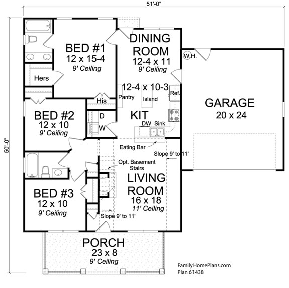 House Floor Plans With Walkout Basement