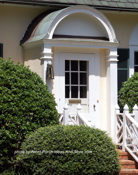 portico over front door