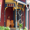 small victorian style front  porch