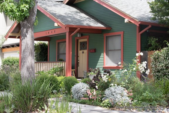 double gable home with front porch