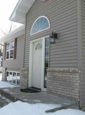 Lovely contemporary home and porch
