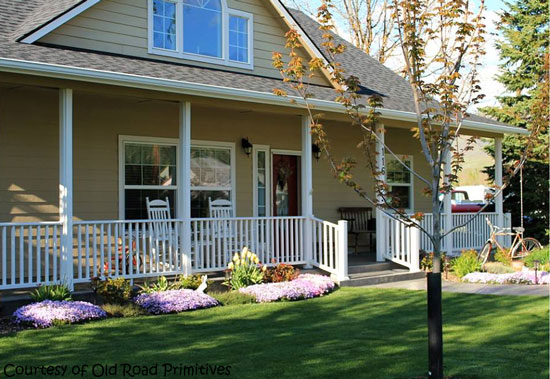 Kim's springtime porch