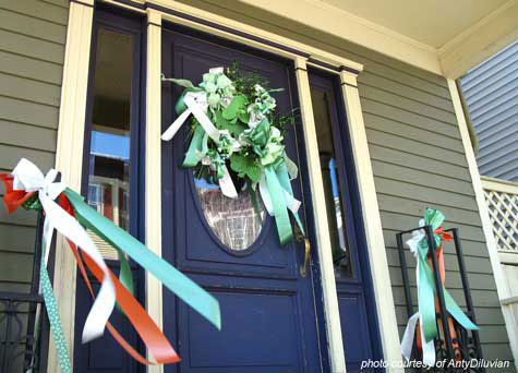 St. Patrick's Day decorations for your porch