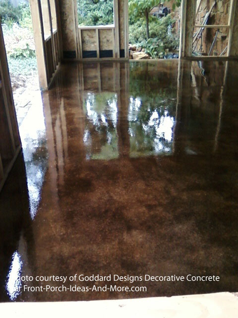 Staining Concrete Floor Basics Concrete Stain Sealer Etching