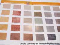color examples for staining concrete floors