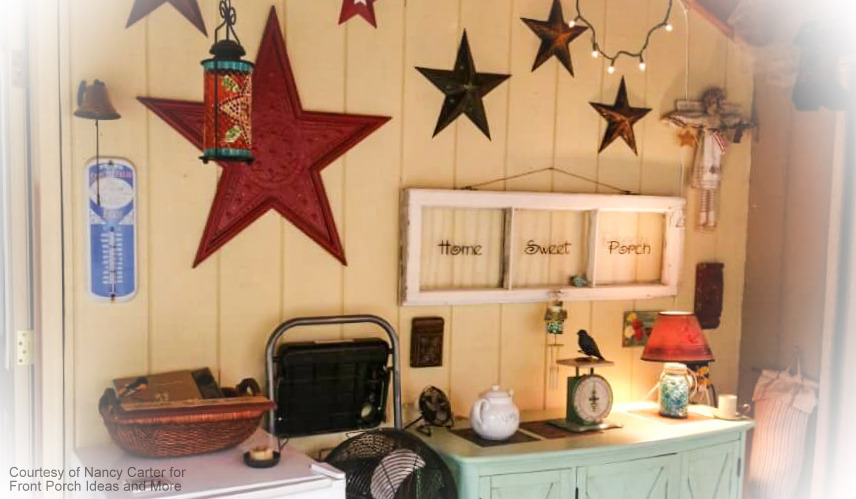 Meaning Of Decorative Stars Seen On Country Homes And Porches Metal Barn Americana - Texas Star Decorating Ideas
