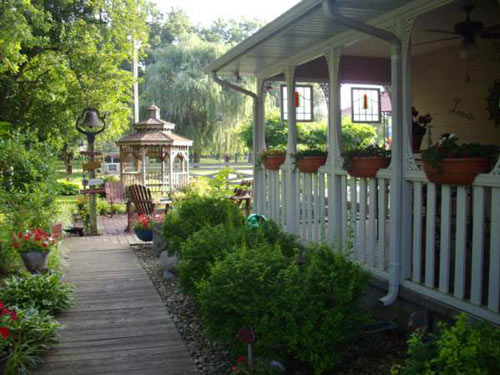 Summer side porch in Kansas
