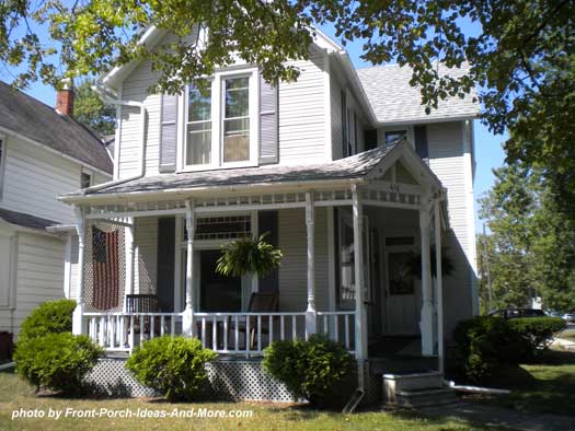 Traditional porch style in Tiffin Ohio