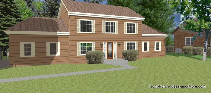 basic two story home with siding