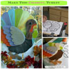 wooden thanksgiving porch decoration