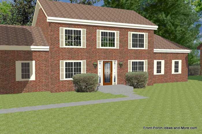 basic two story home - brick