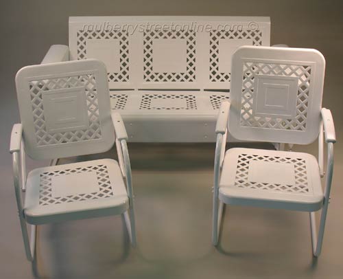 Vintage Metal Furniture Vintage Porch Furniture