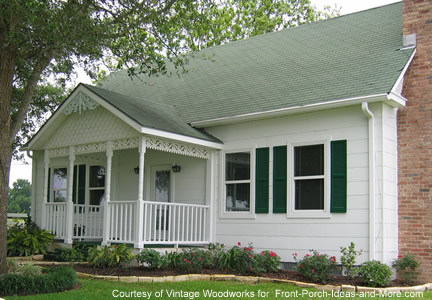 front porch with vintage woodworks exterior house trim