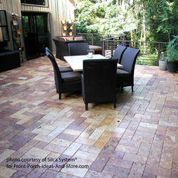 large front porch with composite decking