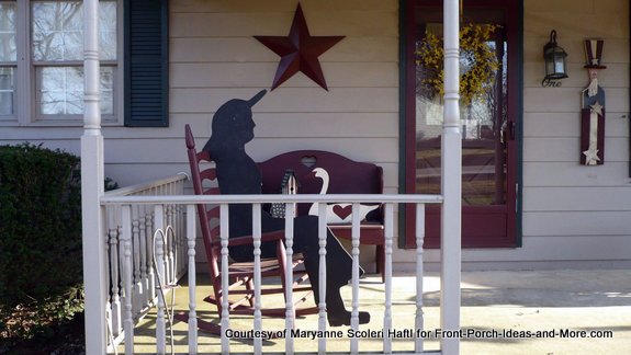Meaning Of Decorative Stars Seen On Country Homes And Porches Mne S Porch Has A Decorative Star And An Angel