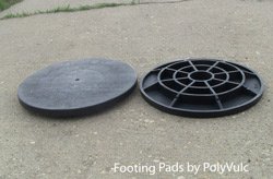 footing pads by polyvulc