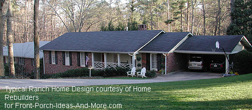 Adding A Front Porch To Ranch Style Home Tcworks Org Ranch Home Porches Add Eal And Comfort