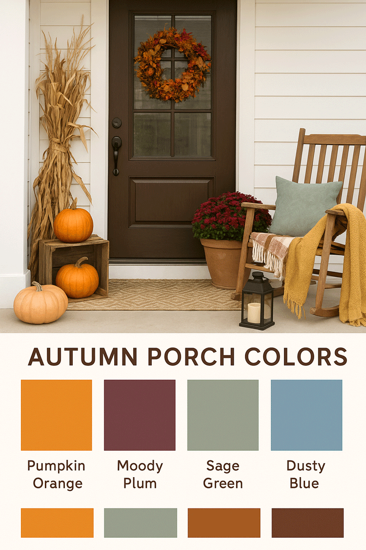 Fall Porch Colors