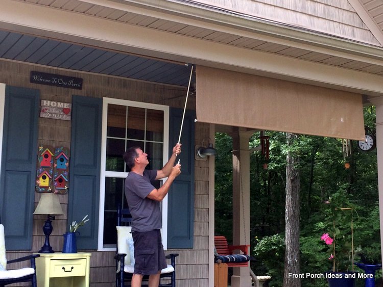 Roll Up Porch Shades for Comfort and Privacy