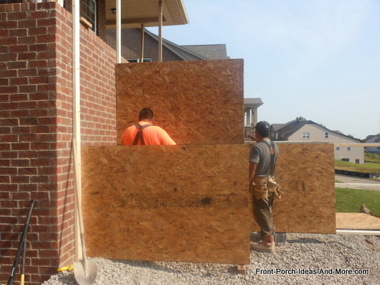 attaching the second level of plywood to achieve desired height