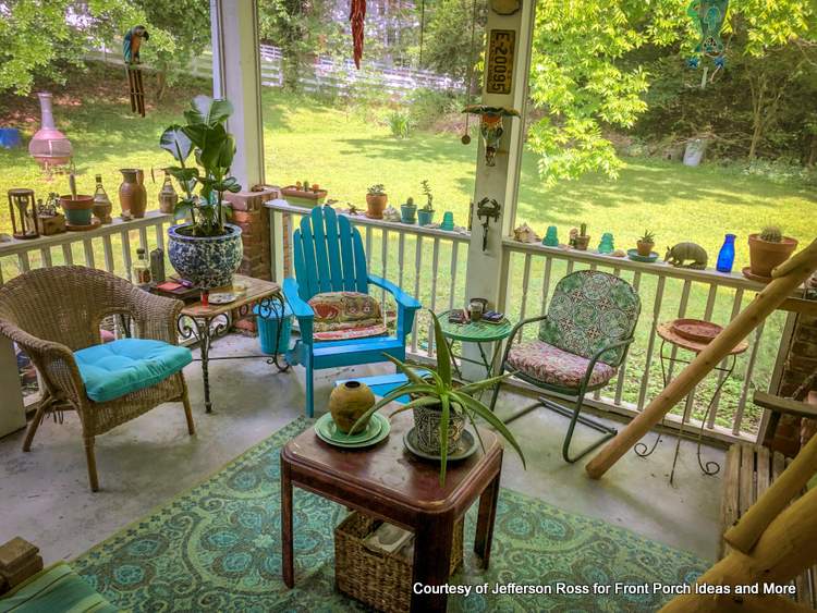 summertime back porch