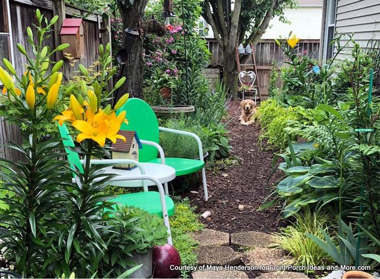 Maya has turned her backyard into a fragrant, beautiful and green oasis