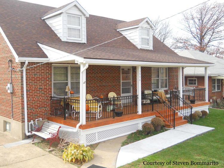 Look at Steven's new porch