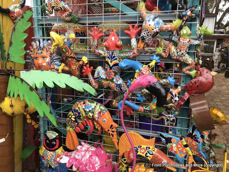 Yard Art Emporium - birds, frogs and fish yard art