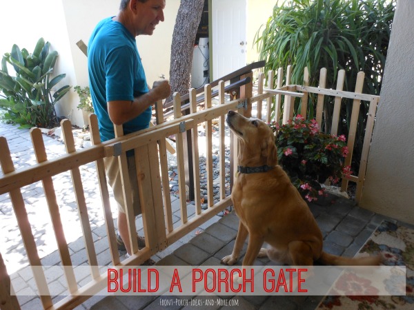 Build a Porch Gate Build a Picket Fence Gate for Your Porch