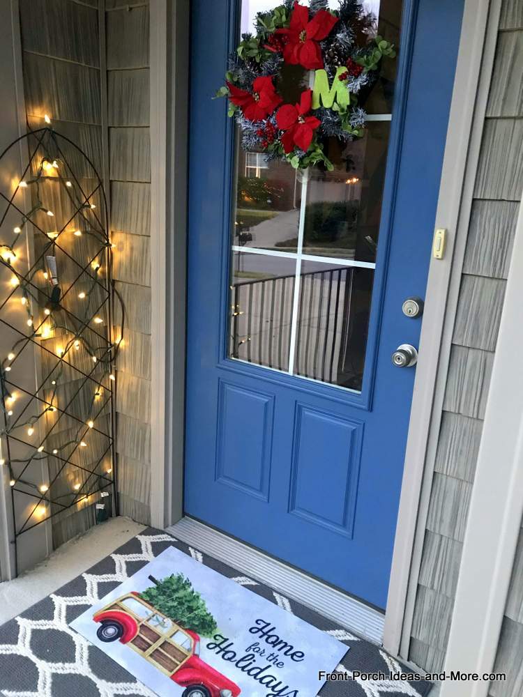 Our Christmas door