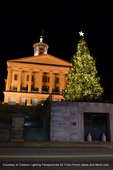 tennessee capital christmas tree lights by outside lighting perspectives - Outside Christmas Tree Lights Decorations tennessee capital christmas tree lights by outside lighting perspectives - Outside Christmas Tree Lights Decorations