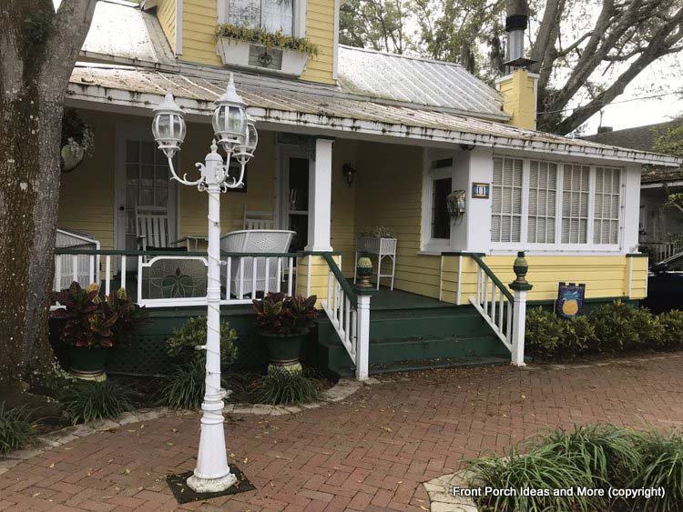 A pretty yellow home in St Augustine Fl