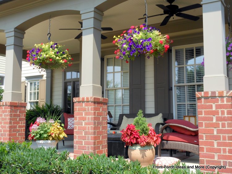 Hanging Baskets Hanging Flower Baskets Home Landscaping Photos