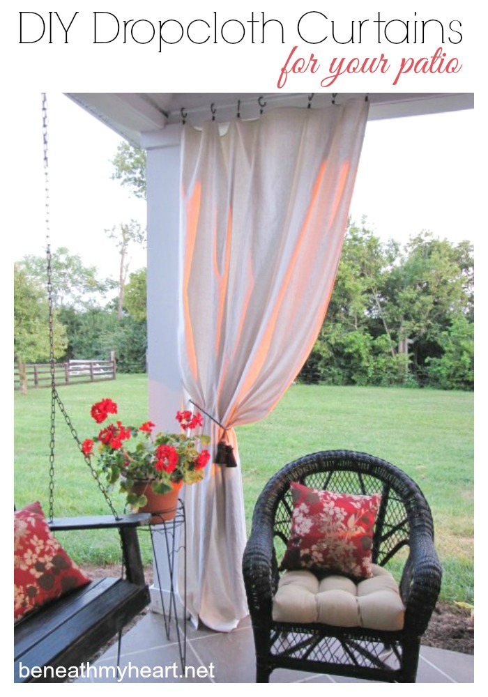 Make Your Own Outdoor Curtain Panels - How To Diy Outdoor Curtains