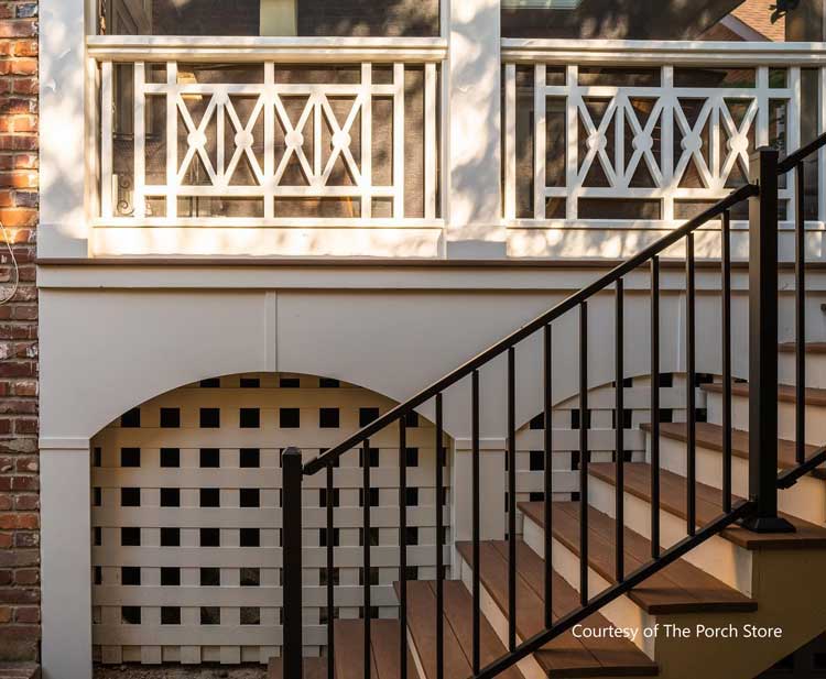 beautiful craftsman railing from The Porch Store