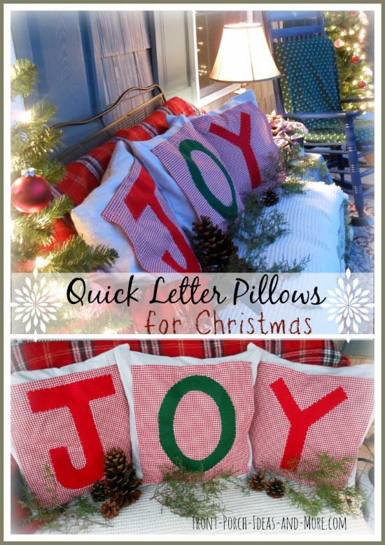 Christmas Pillow Toppers Christmas Crafts Ideas