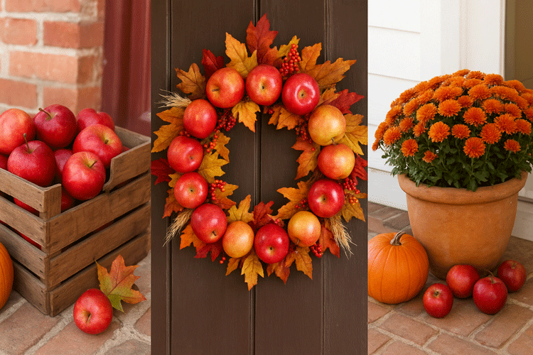 apples make great fall decor