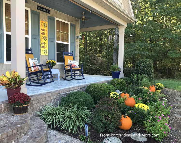 our autumn porch celebrates this wonderful season
