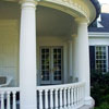beautiful round fluted architectural columns