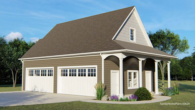 four car detached garage plan 50629 from familyhomeplans