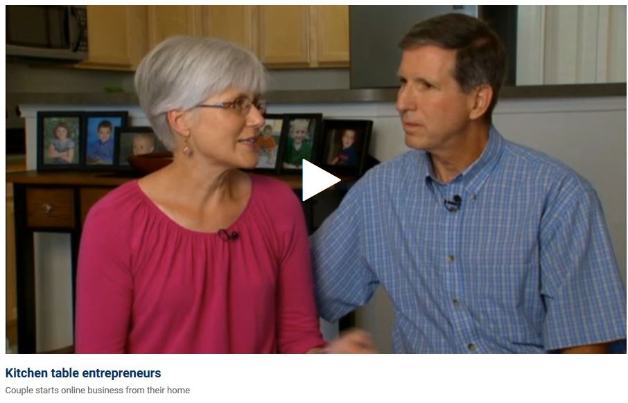 Dave and Mary featured as kitchen table entrepreneurs on national fox news